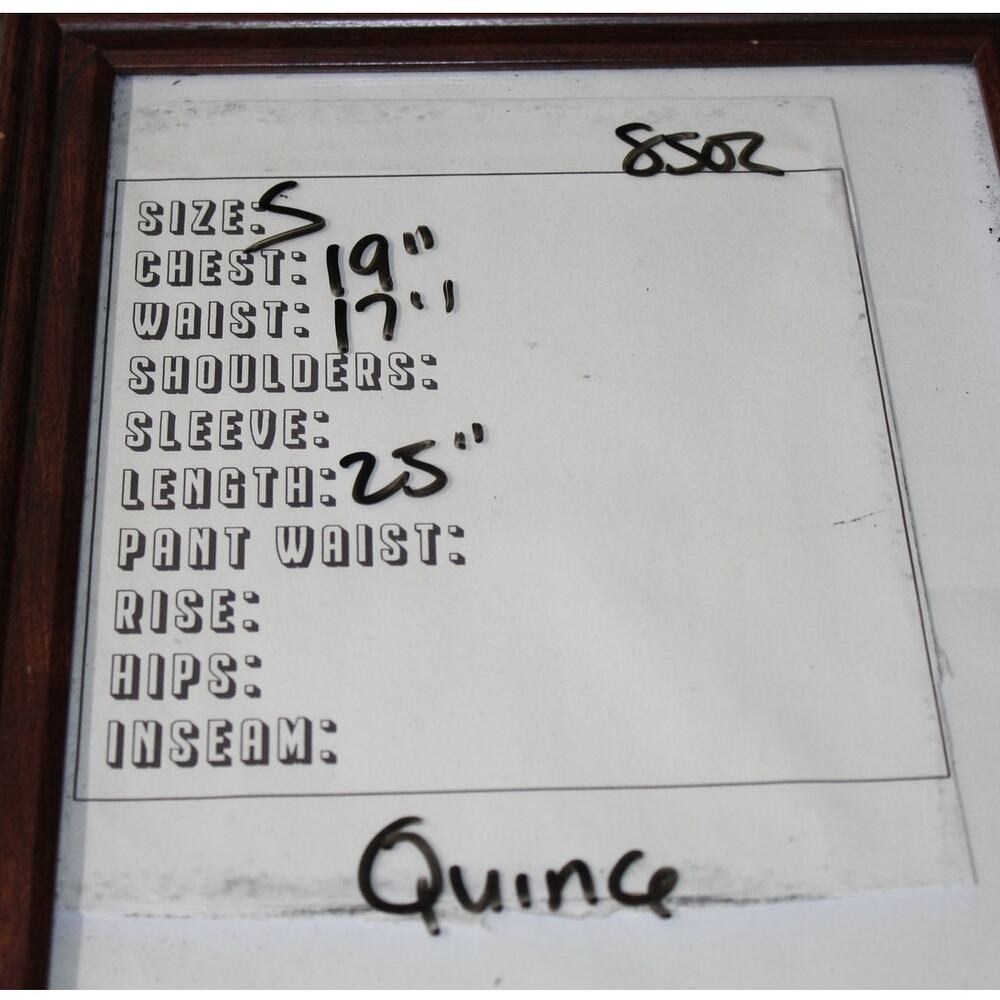 Quince 100% European Linen Structured Blazer Tan Flax Minimalist Small - Picture 7 of 7